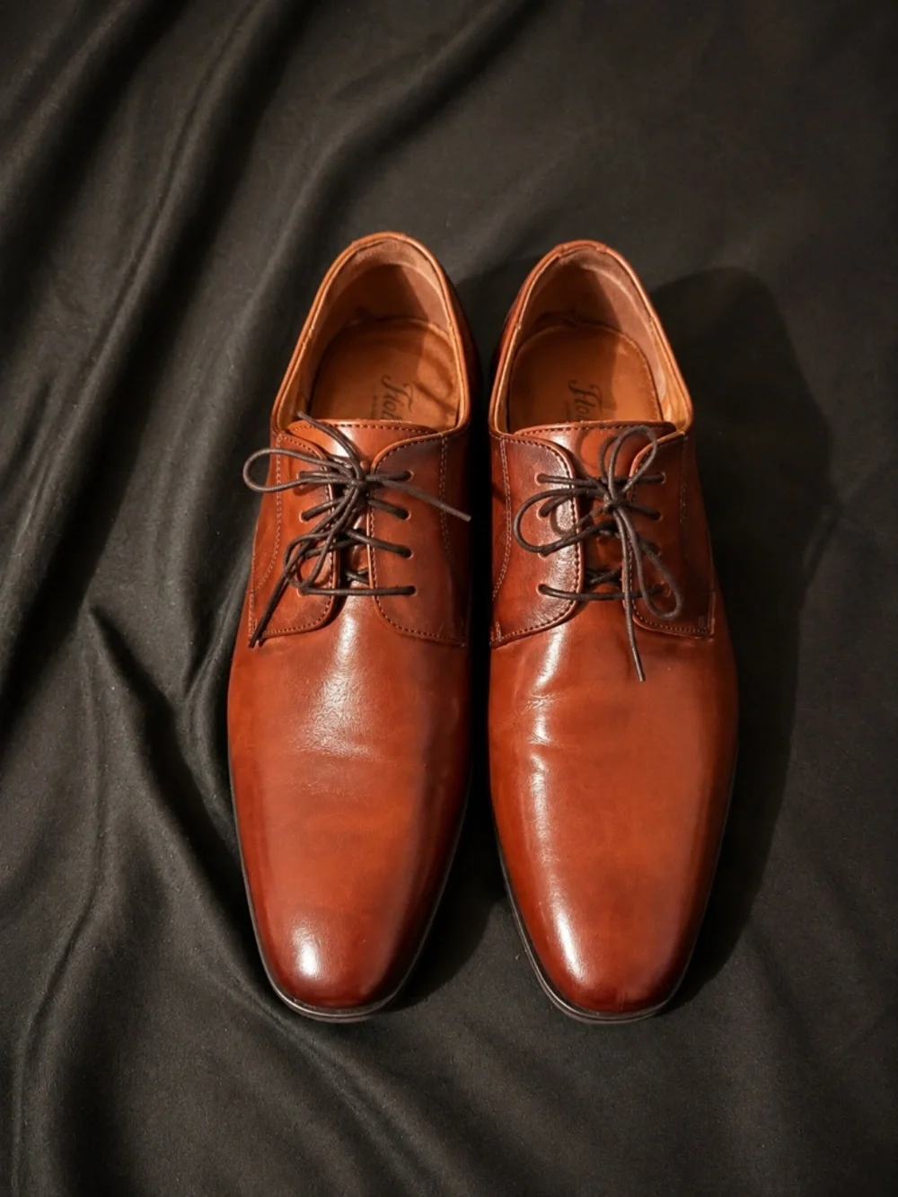 Florsheim Jackson Plain Toe Oxford Cognac Size 9 NWT